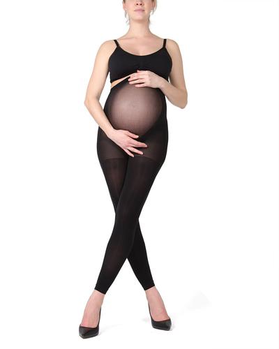 Memoi Maternity Opaque Footless Tights MA-343